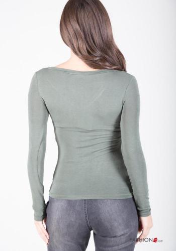 Camisola de mangas compridas Estilo Casual - ph 4