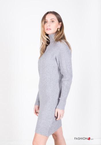 long sleeve knee-length Dress Rollneck - ph 2