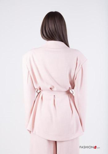 Jacke mit Gürtel mit Knöpfen - ph 4
