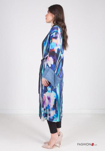 Kimono Diseño impreso con cinturón de tela - ph 3