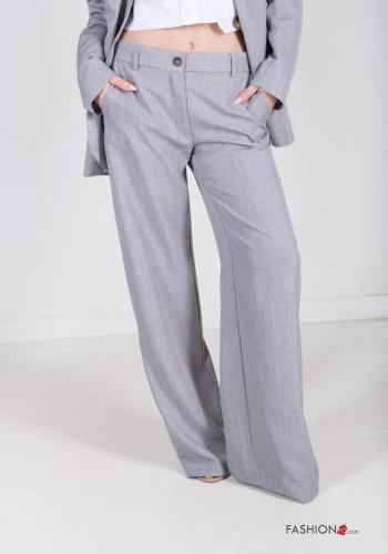 wide leg Hose mit Taschen - ph 2