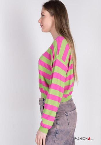 Jersey corto cuello redondo a rayas - ph 3