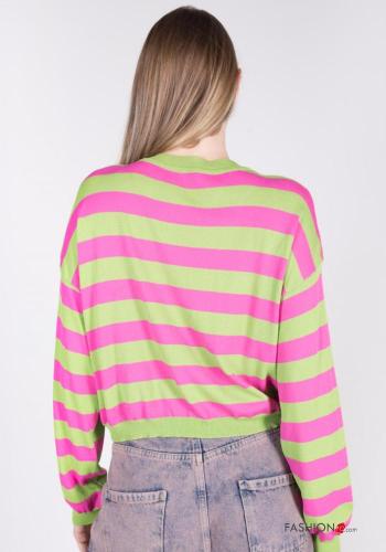 Jersey corto cuello redondo a rayas - ph 4