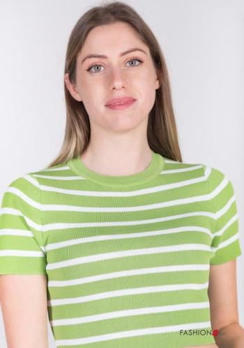 Top em jersey canelado às riscas - ph 2