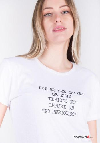 Lettering print Cotton T-shirt - ph 2