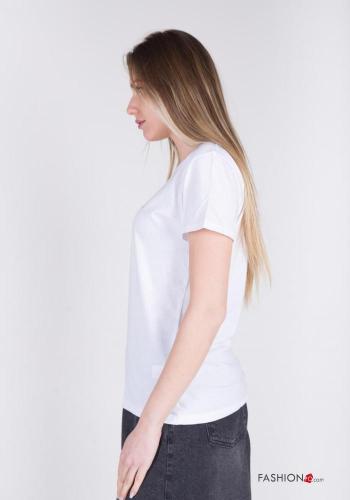 Lettering print Cotton T-shirt - ph 3
