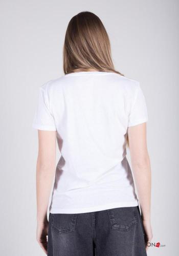 Lettering print Cotton T-shirt - ph 4