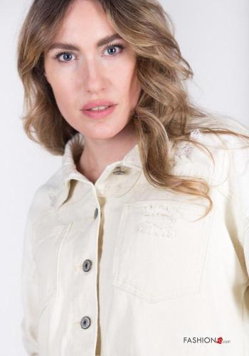 mini Cotton Jacket with buttons with pockets - ph 2