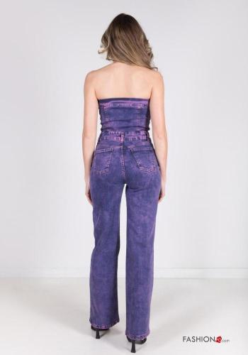Denim Overall aus Baumwolle mit Taschen - ph 4