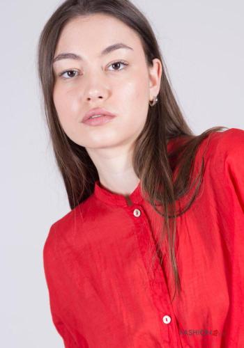 Camicia in Cotone maniche lunghe con bottoni - ph 2