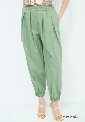Hose aus Baumwolle mit Taschen mit gummizug - ph 2