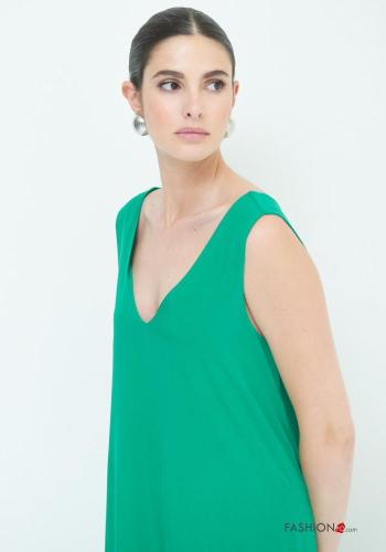 Abito maxi senza maniche lungo scollo a V - ph 2