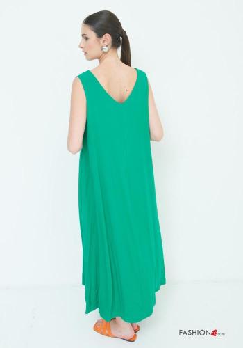 Abito maxi senza maniche lungo scollo a V - ph 4