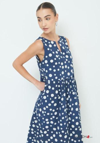 Polka-dot sleeveless Cotton Dress - ph 2