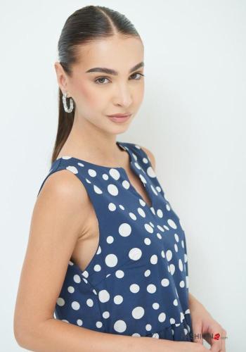 Polka-dot sleeveless Cotton Dress - ph 3