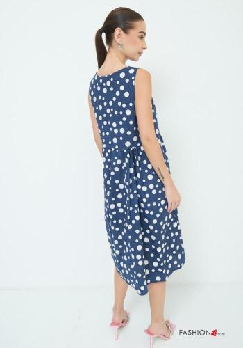 Polka-dot sleeveless Cotton Dress - ph 5