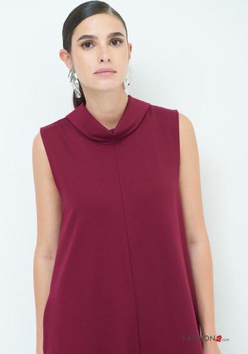 Mono wide leg con cuello con cremallera - ph 2