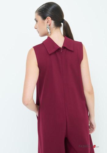 Mono wide leg con cuello con cremallera - ph 4