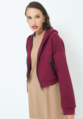 mini Bomber Jacket with pockets with hood with zip - ph 3