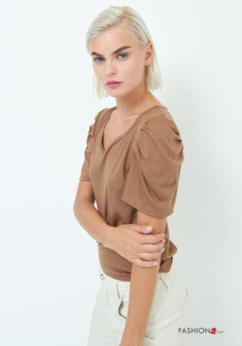short sleeve T-shirt with v-neck - ph 3