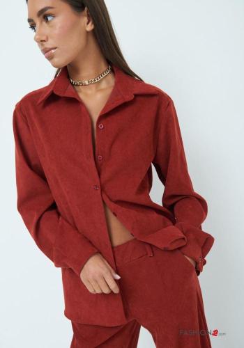 Camicia maniche lunghe con colletto con bottoni - ph 2