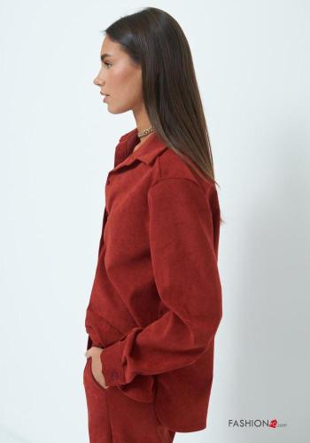 Camicia maniche lunghe con colletto con bottoni - ph 4