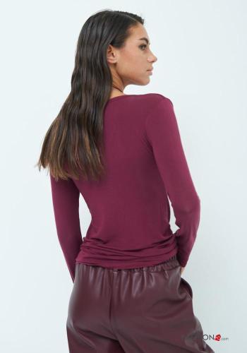 Maglietta a manica lunga scollo a V - ph 2