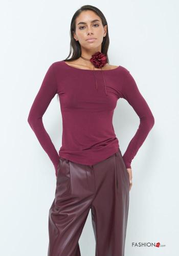 Long sleeved top boat neckline - ph 2