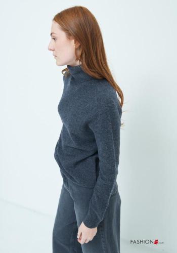 long sleeve Cashmere Blend Rollneck - ph 3