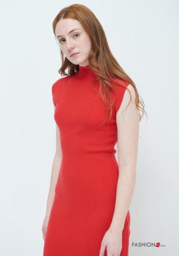 short sleeve pencil Dress Rollneck - ph 2