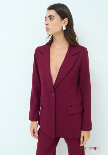Blazer maniche lunghe con bottoni scollo profondo - ph 2