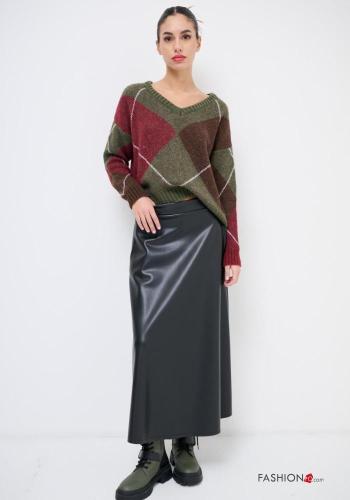 faux leather Skirt with elastic - ph 4