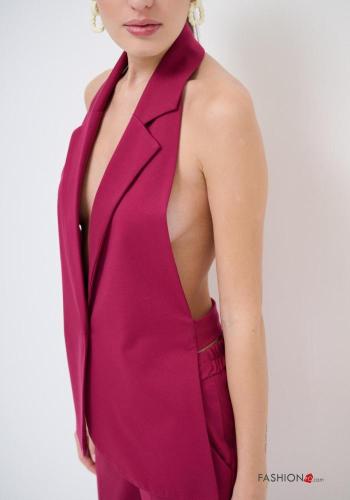 Smanicato scollato sulla schiena con bottoni scollo profondo - ph 2