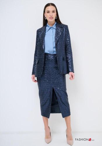Blazer de Algodón manga larga con lentejuelas con botones - ph 4