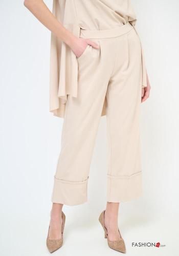 Cotton Trousers with pockets with elastic - ph 2
