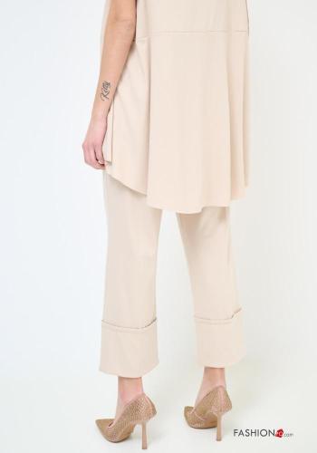 Cotton Trousers with pockets with elastic - ph 3