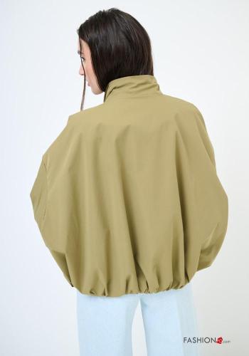 Bomber en Coton oversize avec poches avec fermeture éclair - ph 3