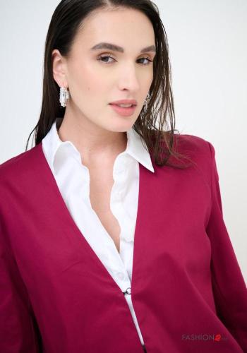 Veste en Coton manches longues à col en V - ph 2