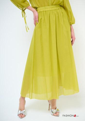 Cotton Skirt with lining with elastic - ph 2