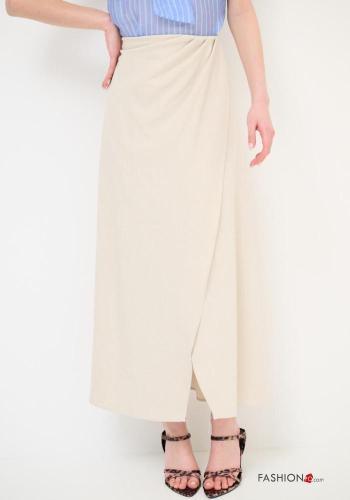 wrap Skirt with elastic with split - ph 2