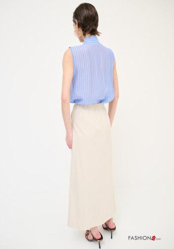 wrap Skirt with elastic with split - ph 3