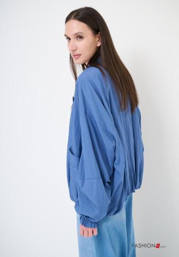 Chaqueta bomber de Algodón manga larga con bolsillos con cremallera - ph 3