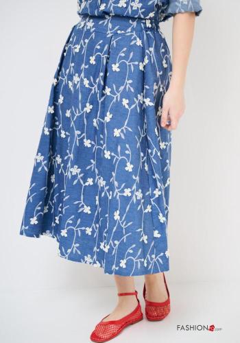 Embroidered Cotton Skirt - ph 2