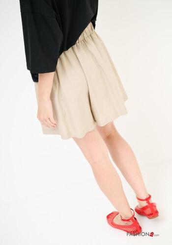 Bermuda en Lin taille haute wide leg - ph 4