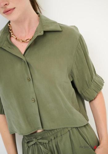 short sleeve with collar mini Shirt with buttons - ph 2