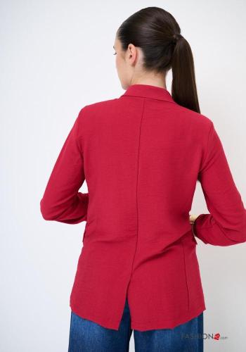 Blazer doppio petto maniche lunghe con bottoni - ph 3