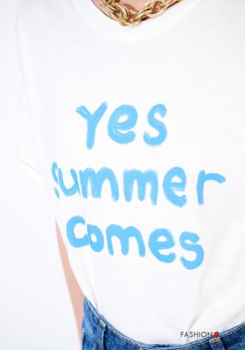 T-shirt in Cotone Fantasia stampata - ph 2