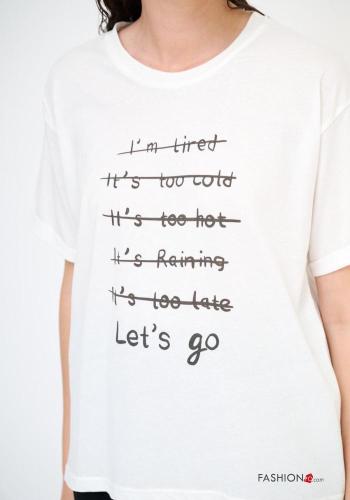 T-shirt in Cotone Fantasia stampata - ph 2