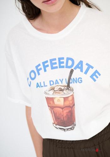 T-shirt in Cotone Fantasia stampata - ph 2