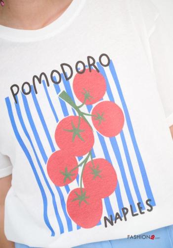 T-shirt in Cotone Fantasia stampata - ph 2